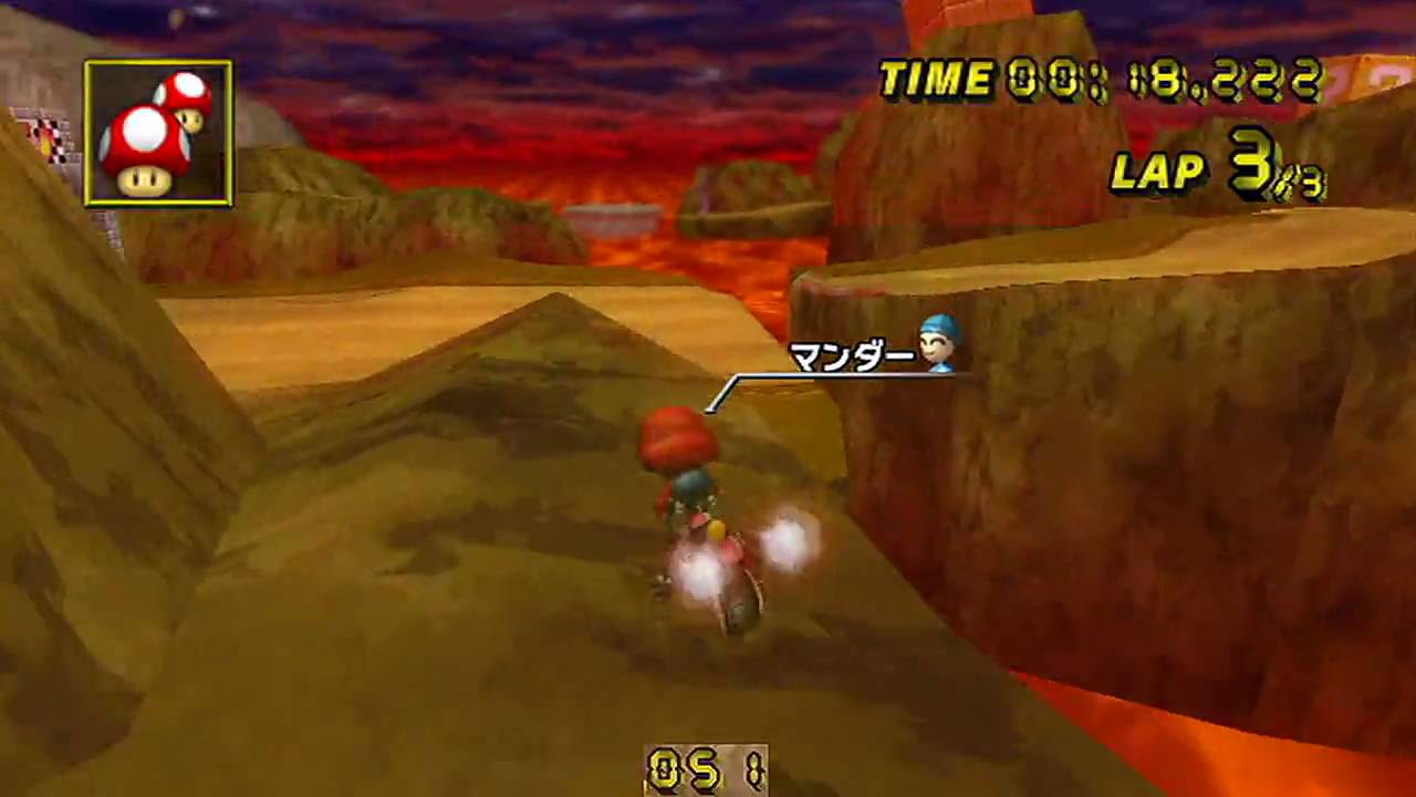 [MKWii] TAS Grumble Volcano World Record - 19