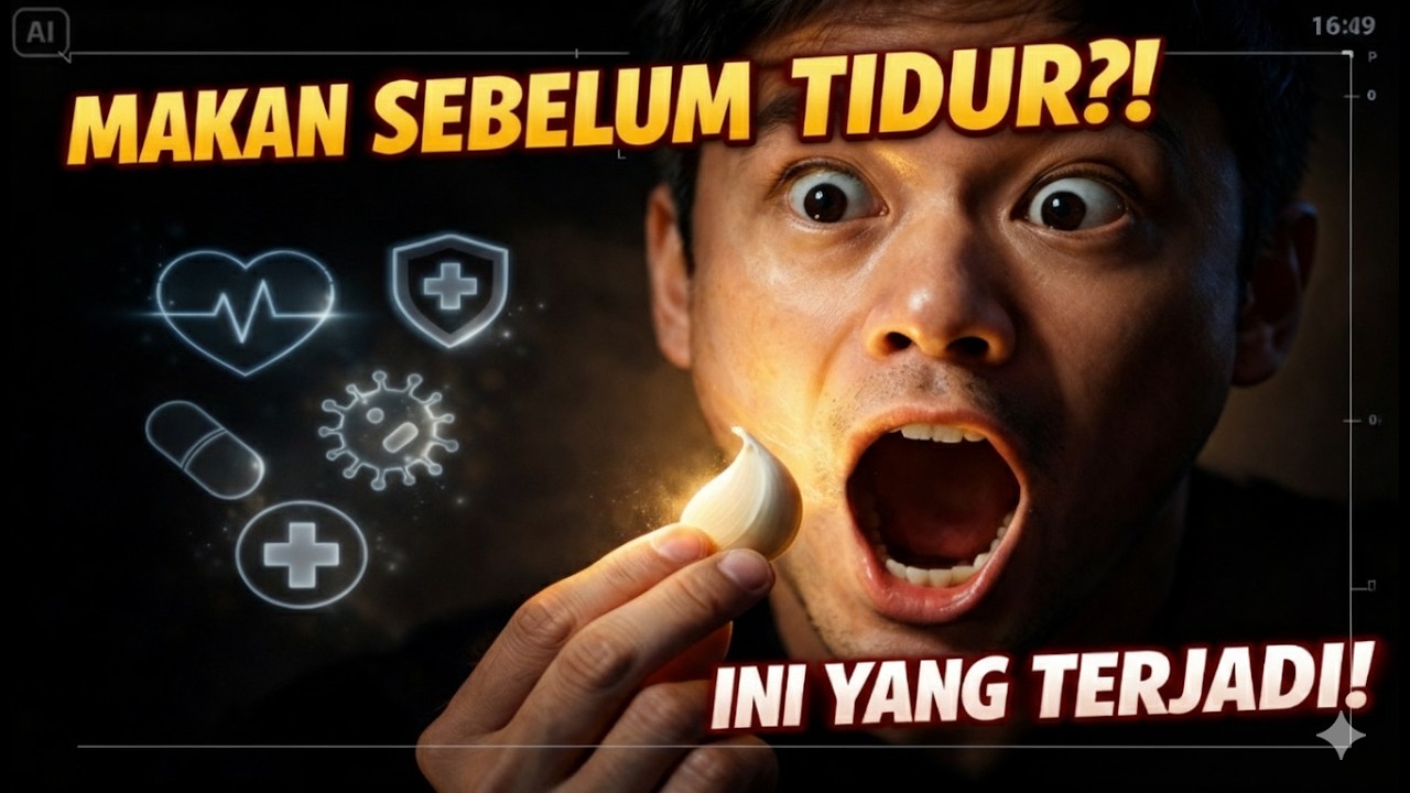 MENGEJUTKAN..?! BAWANG PUTIH : Cuma 1 Siung Malam Hari, Tubuhmu Berubah?!
