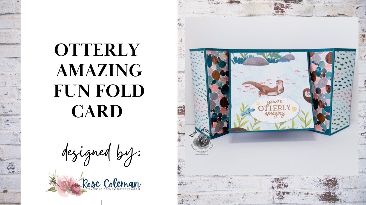 Otterly Amazing Fun Fold Card