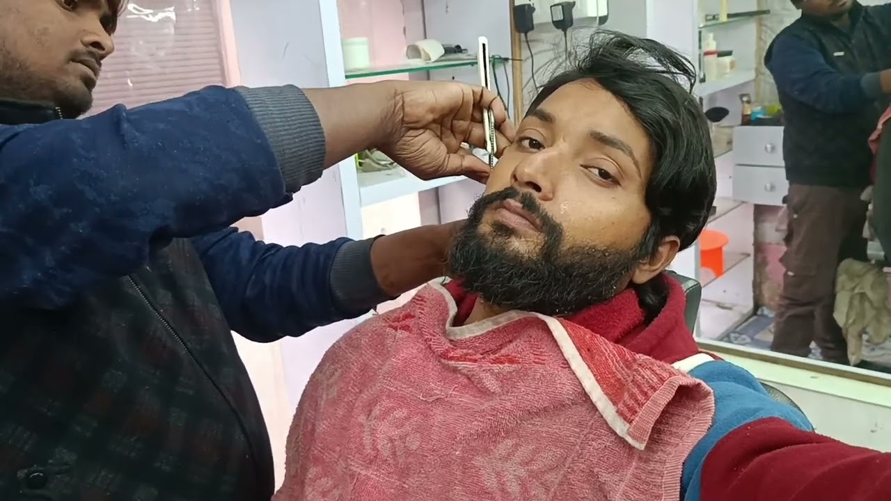 Beard setting 😄 watch full vlog guys