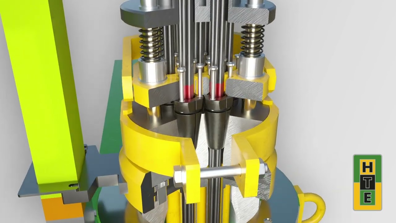 Hebetec Lowering Strand Jack 3D Animation