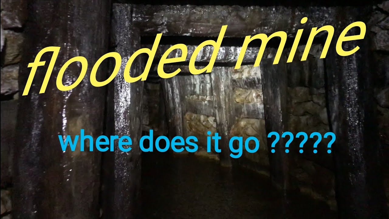 Глубоко затопленная заброшенная шахта