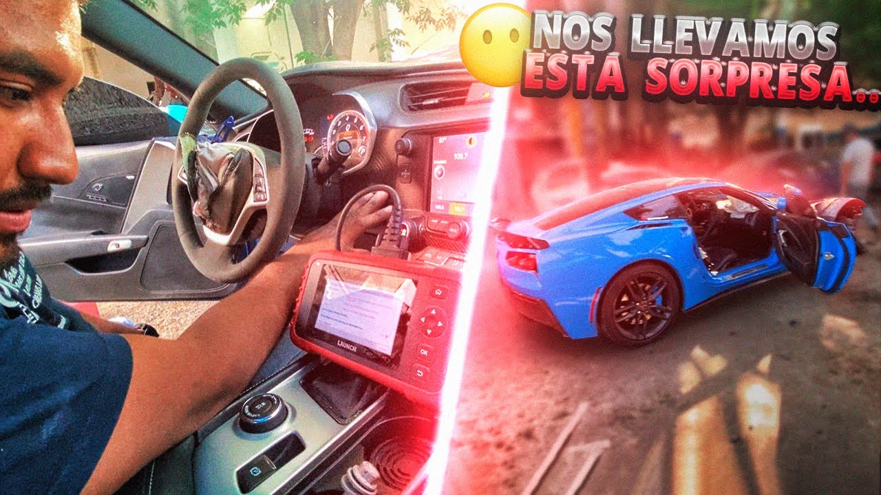 INTENTAMOS PRENDER EL CORVETTE DESPUÉS DEL CHOQUE Y ESTO PASÓ.. |GUSLOPEZ 7