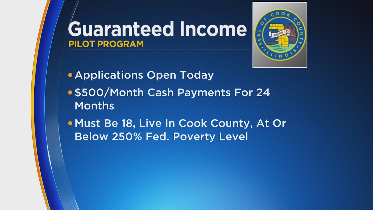 Cook County accepting applications for $500 monthly guaranteed income program