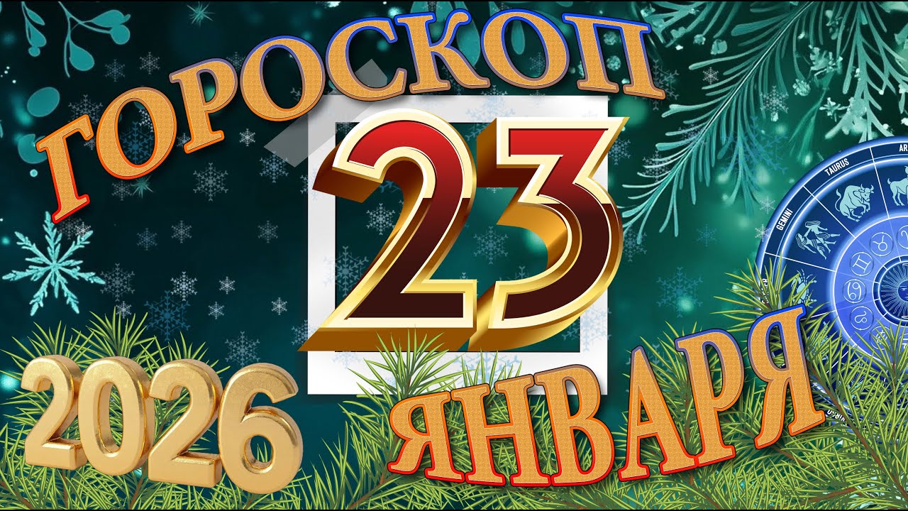 23  ЯНВАРЯ    -   ГОРОСКОП , 2026 года / гороскоп на завтра / гороскоп на сегодня / 23January 2026