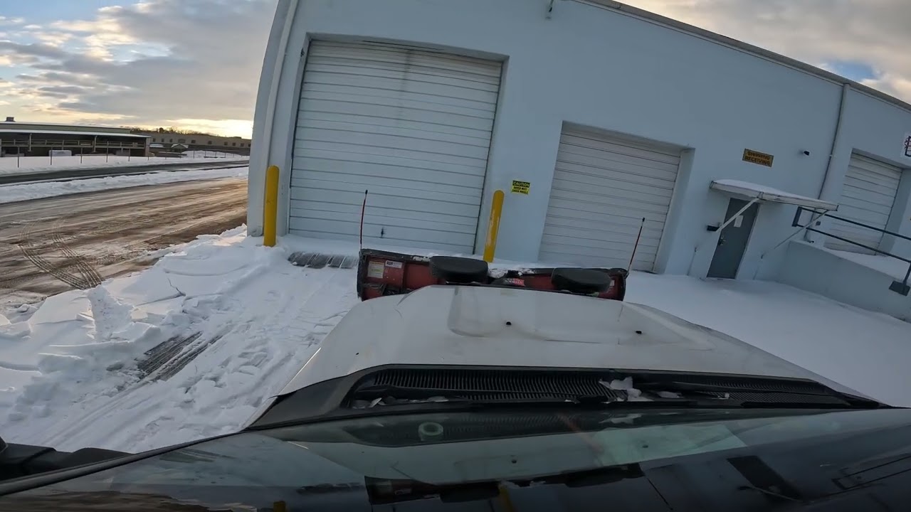 Real-Time Snow Plowing with Western V Blade MVP PLUS PT-1/2