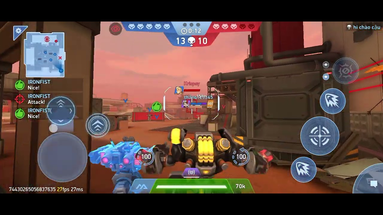 W Subs Mech arena Deathmatch #gameplay #bestplayer #mecharena #contentcreator #plarium #plariumplay 