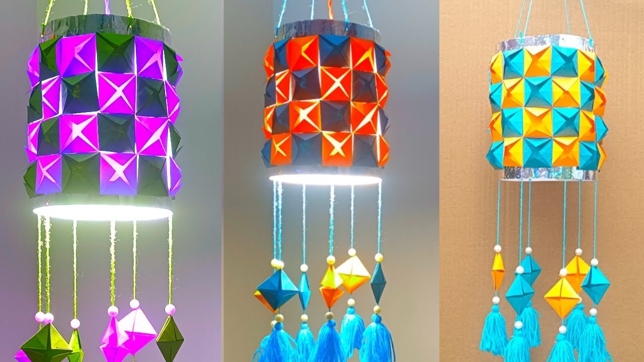 Handmade Akash Kandil | Akash Kandil Making At Home For Diwali | Diwali 2025 | Lanterns | AFS Crafts