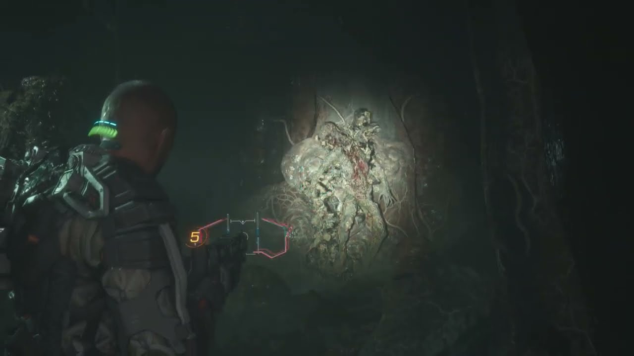 The Callisto Protocol - Chapter 6 Locate Power Reactor: Escape Group of Biophage via Shimmy Gameplay