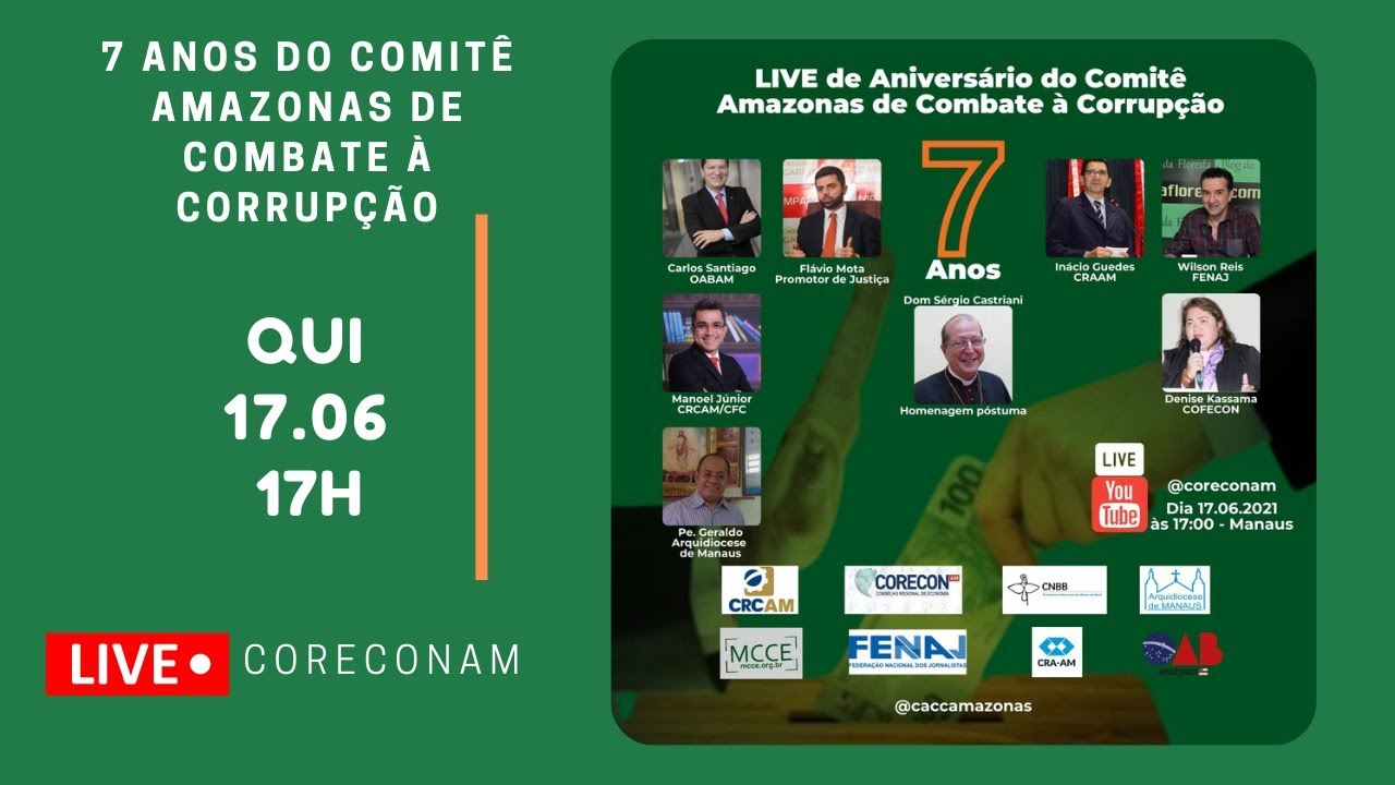 7 Anos do Comit&ecirc; Amazonas de Combate &agrave; Corrup&ccedil;&atilde;o