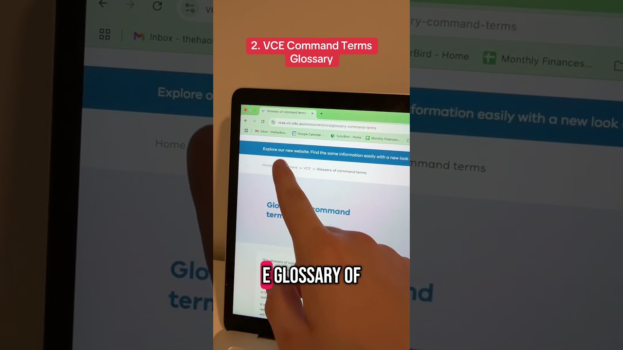 The 3 most important websites for VCE student 