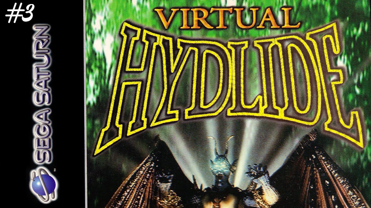 Virtual Hydlide on Sega Saturn original Hardware and Tube TV #3
