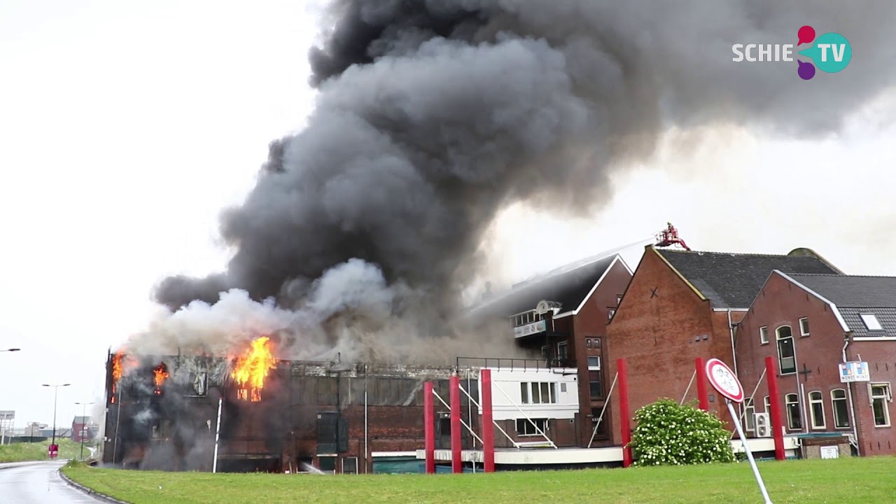 SCHIE TV: Grote brand Vlaardingen