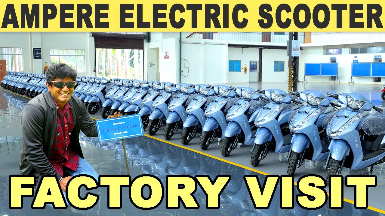Ampere Electric Scooter Factory Visit | 450 நிமிடங்களில் 225 ஸ்கூட்டர்கள் | Motor Vikatan
