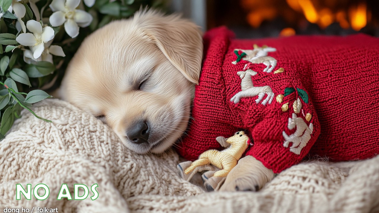 12 часов успокаивающей музыки для собак 🐶🌸 Глубокий сон и снятие стресса для питомцев 🎶 Без рекламы