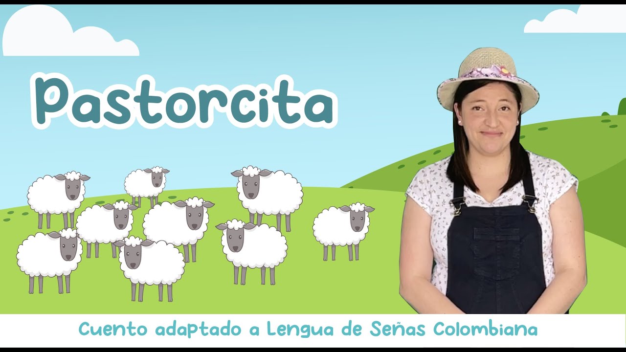 Pastorcita en lengua de señas colombiana