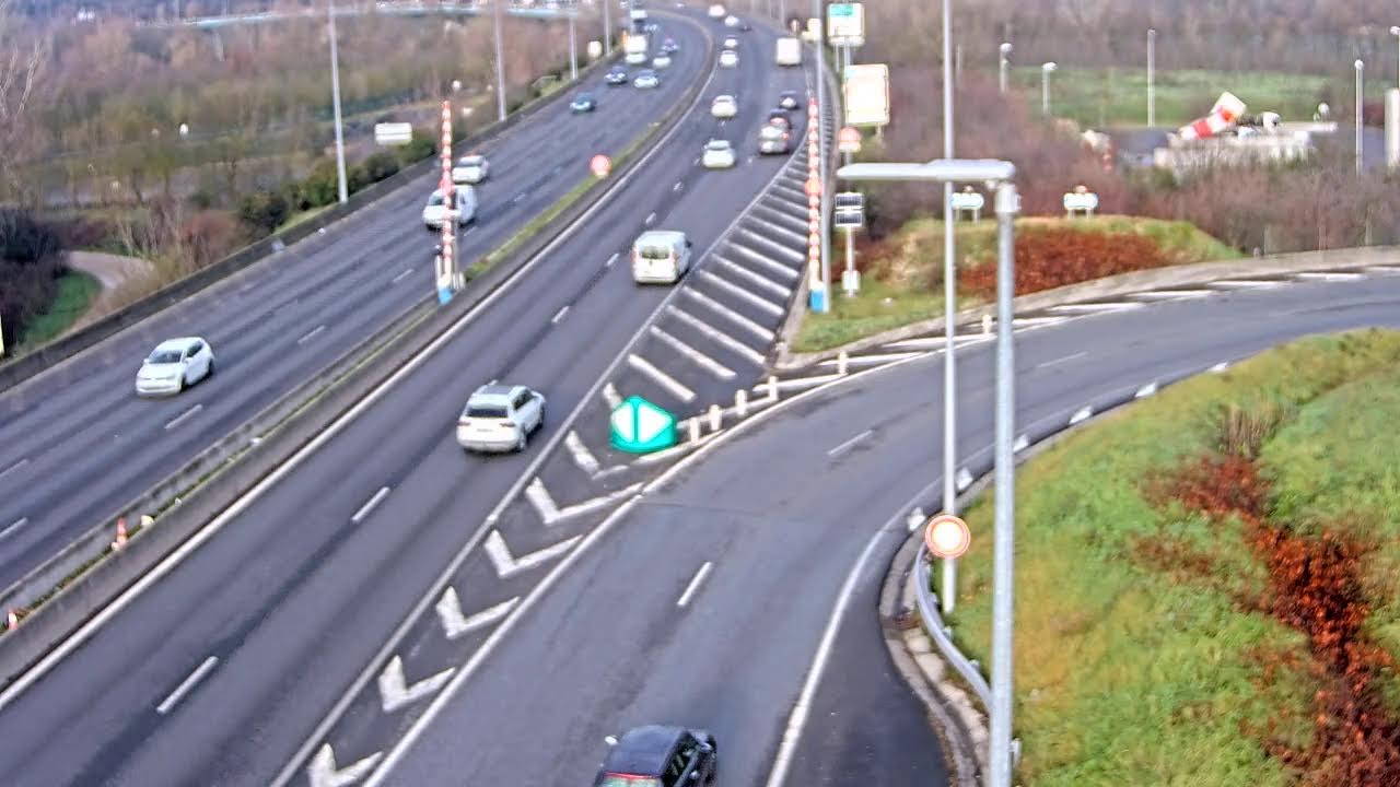 Périphérique Nord - Porte de Croix-Luizet