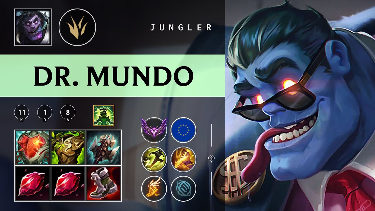 Dr. Mundo Jungle vs Jarvan IV - EUW Master Patch 26.02