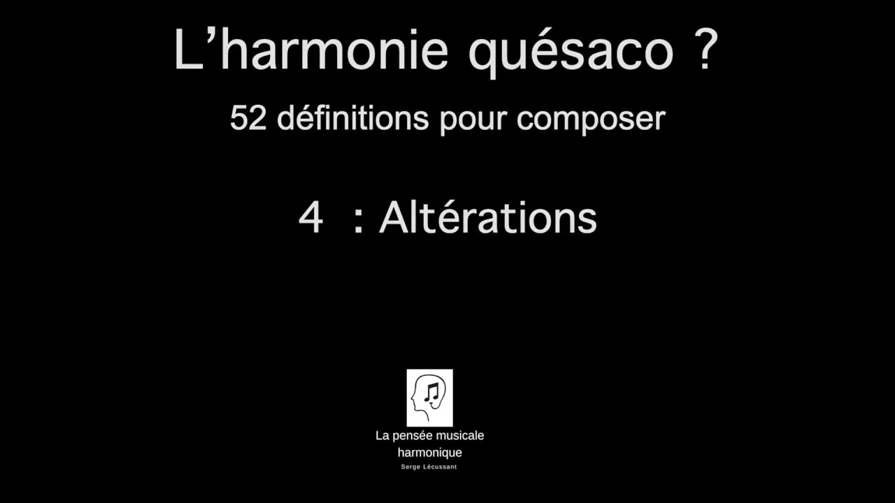 Altérations : définition 4 avec exemples musicaux