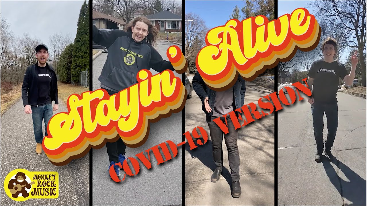 Stayin' Alive - COVID-19 version by Monkey Rock Music