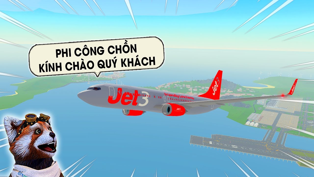 MỘT NGÀY LÀM PHI CÔNG LÁI MÁY BAY VIỆT NAM HÀI NHẤT ROBLOX