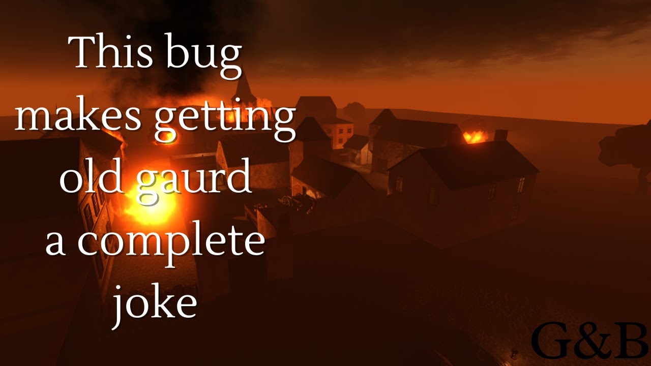 How this bug makes getting Old Guard 10x easier [Guts and Blackpowder] Patched?