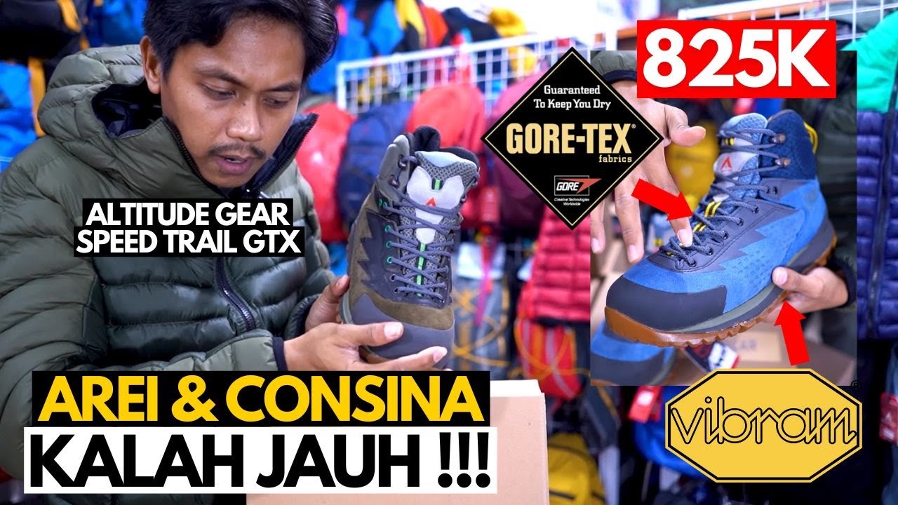 REVIEW SEPATU GUNUNG ALTITUDE GEAR SPEED TRAIL GTX