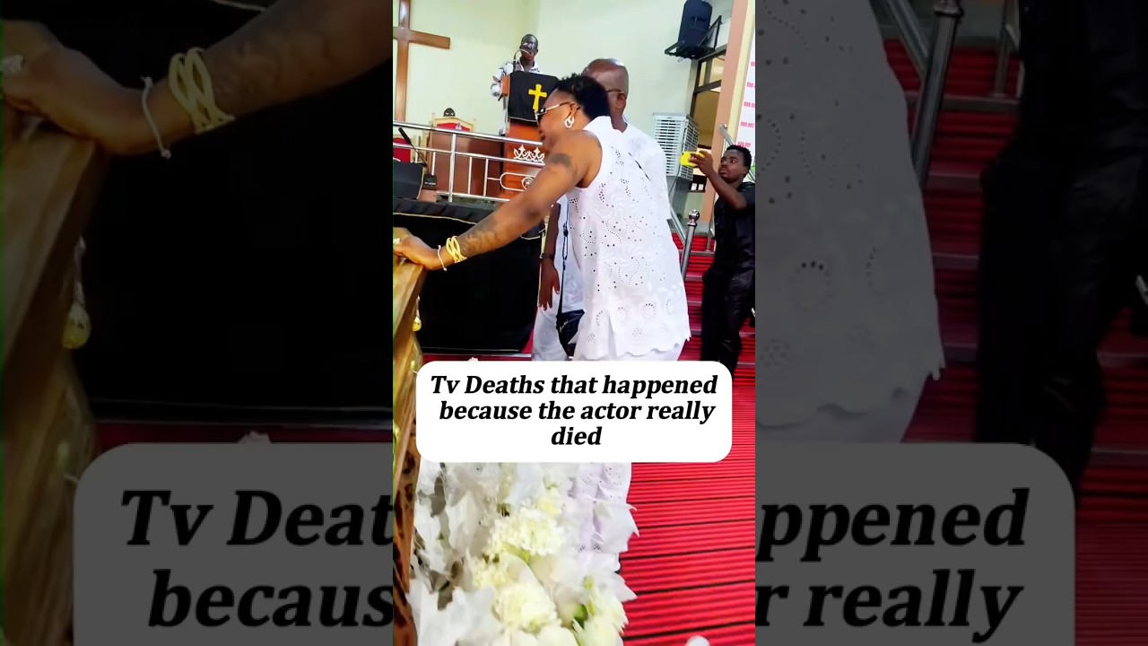 CELETv Deaths that happenedbecause the actor reallydied