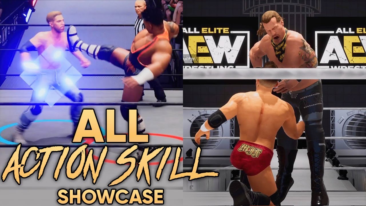 AEW: Fight Forever | All Action Skill Showcase Gameplay