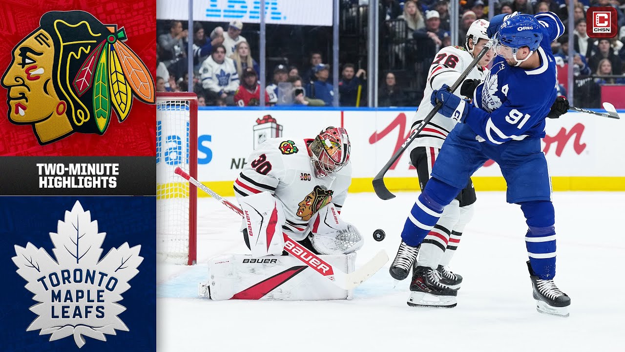 Chicago Blackhawks vs. Toronto Maple Leafs (12/16/25) | Game Highlights | CHSN Blackhawks