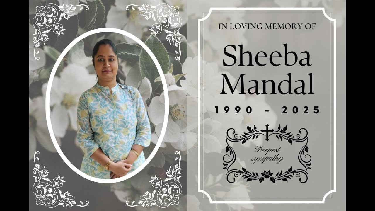 Memorial Service of Mrs. Sheeba Mandal // Millennium Methodist Church // 14-03-2025 // 11:00 A.M