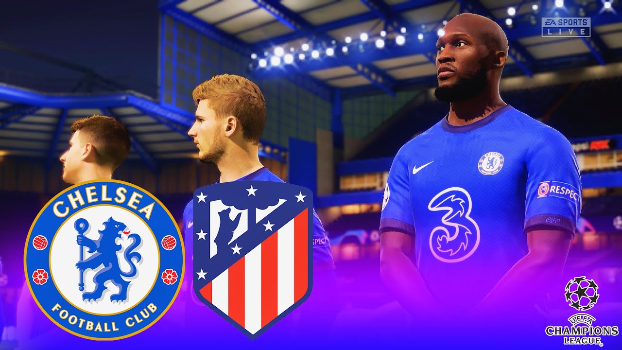 FIFA 21 - Chelsea vs Atletico Madrid Ft. Lukaku | UEFA Champions League | Gameplay & Full match