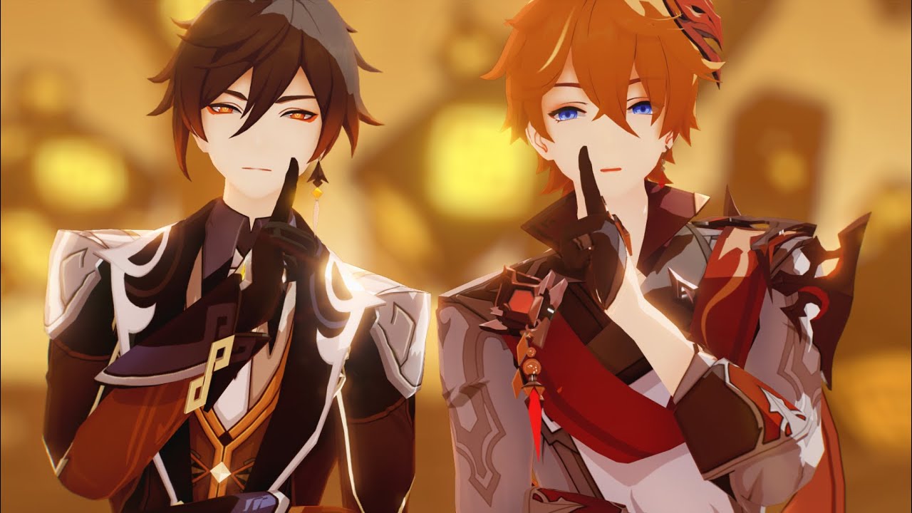 【 原神 / Genshin Impact MMD 】G4L 【 Childe , Zhongli ( タルタリヤ 、 鍾離 ) 】(2nd Anniversary Collab)