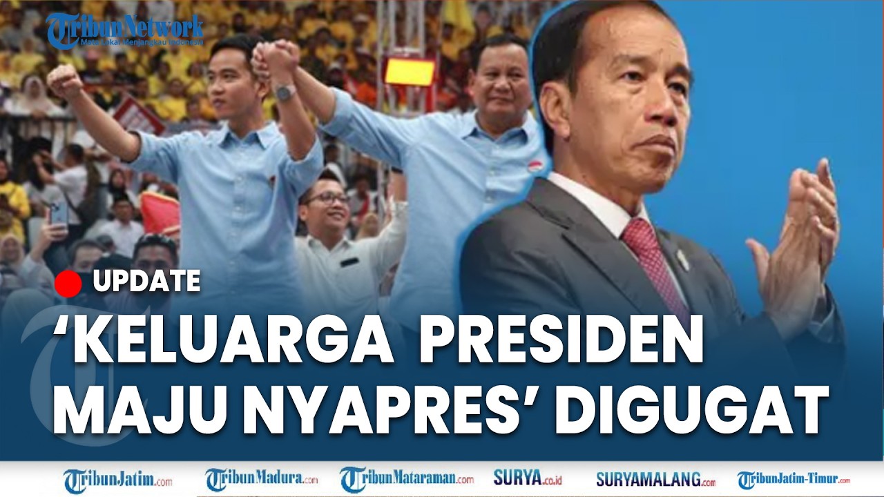 🔴REAKSI JOKOWI SOAL GUGATAN LARANGAN Keluarga Presiden Maju Pilpres, PSI Menolak Keras