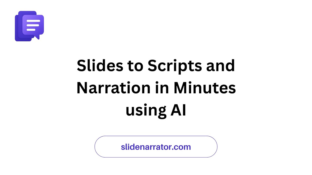 How to Generate Professional Scripts & Narration from PowerPoint Slides in Minutes with AI