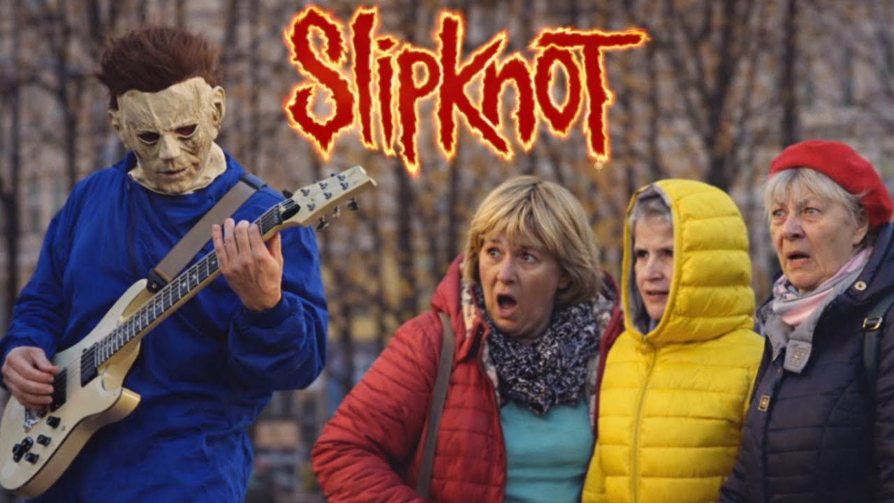 Michael Myers Starts Playing SLIPKNOT in Public 🤯
