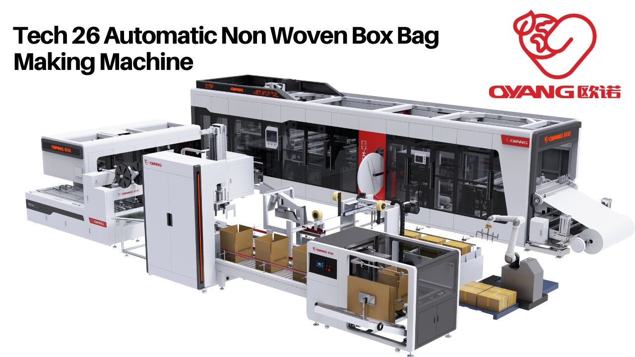 Oyang Tech-26 Non Woven Box Bag Making Machine | 100pcs/min Super fast ! Fully automatic