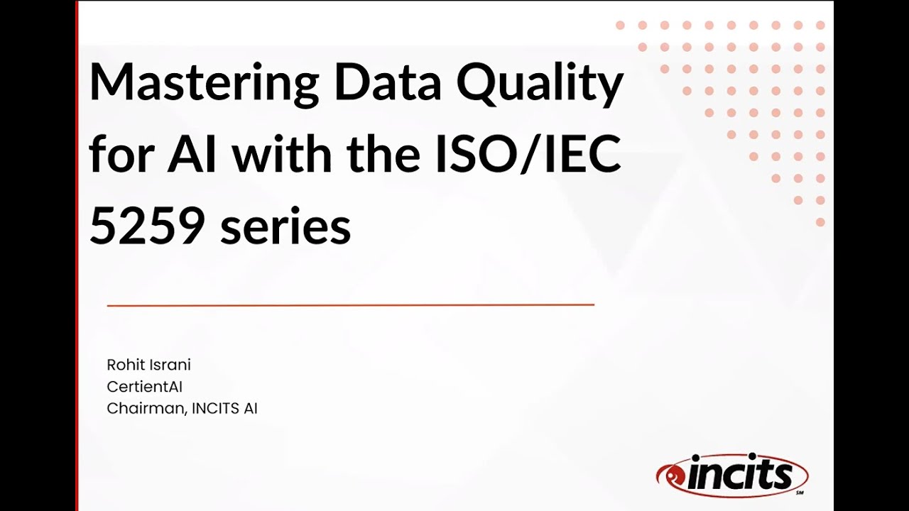 Mastering Data Quality with IS 5259 - Part 2 of 2