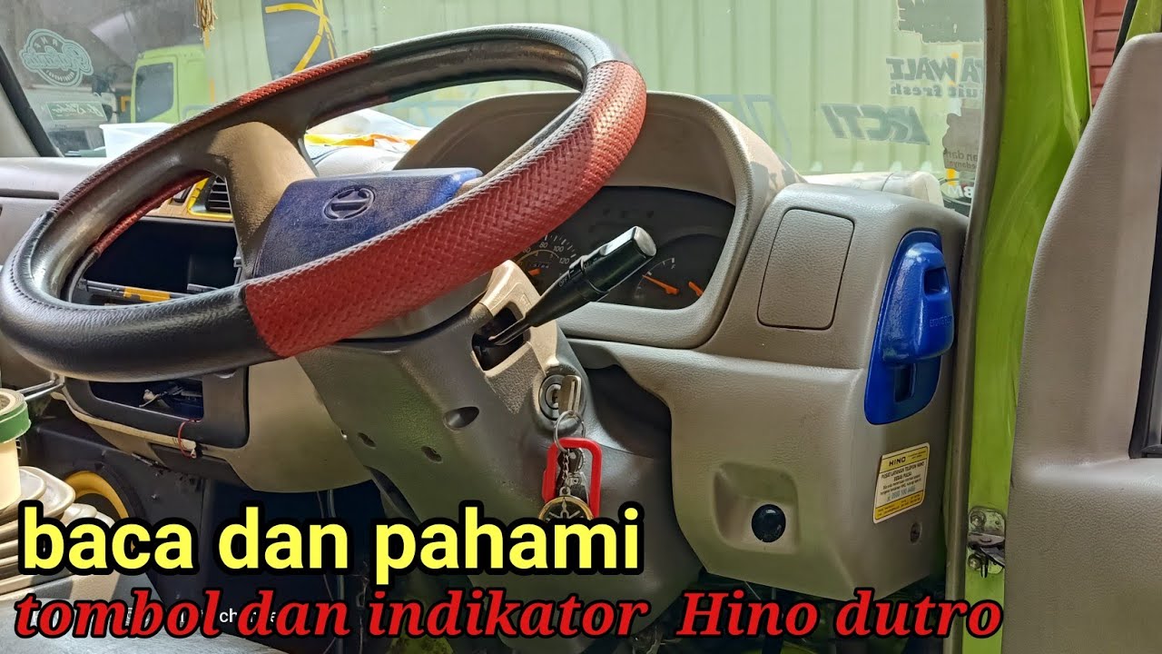 pahami dasbor Hino Dutro dan fungsinya