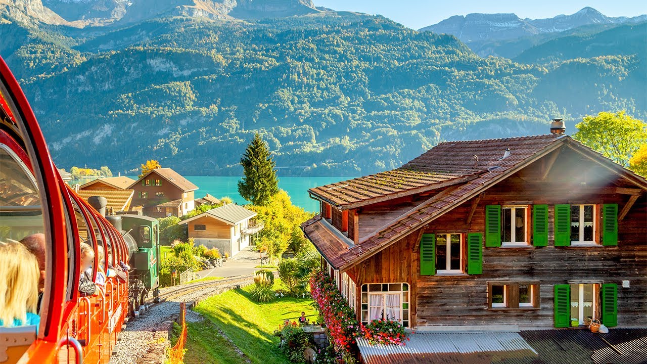 Brienz, Switzerland — A Fairytale Village on the Lake | Walking Tour 4K