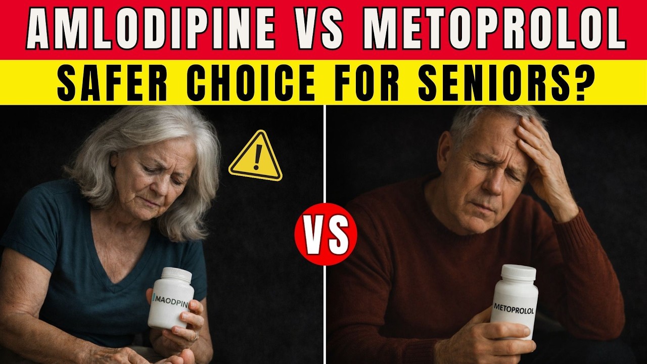 Amlodipine vs Metoprolol After 60: Which One Causes Dangerous Falls?  | Senior Health Tips