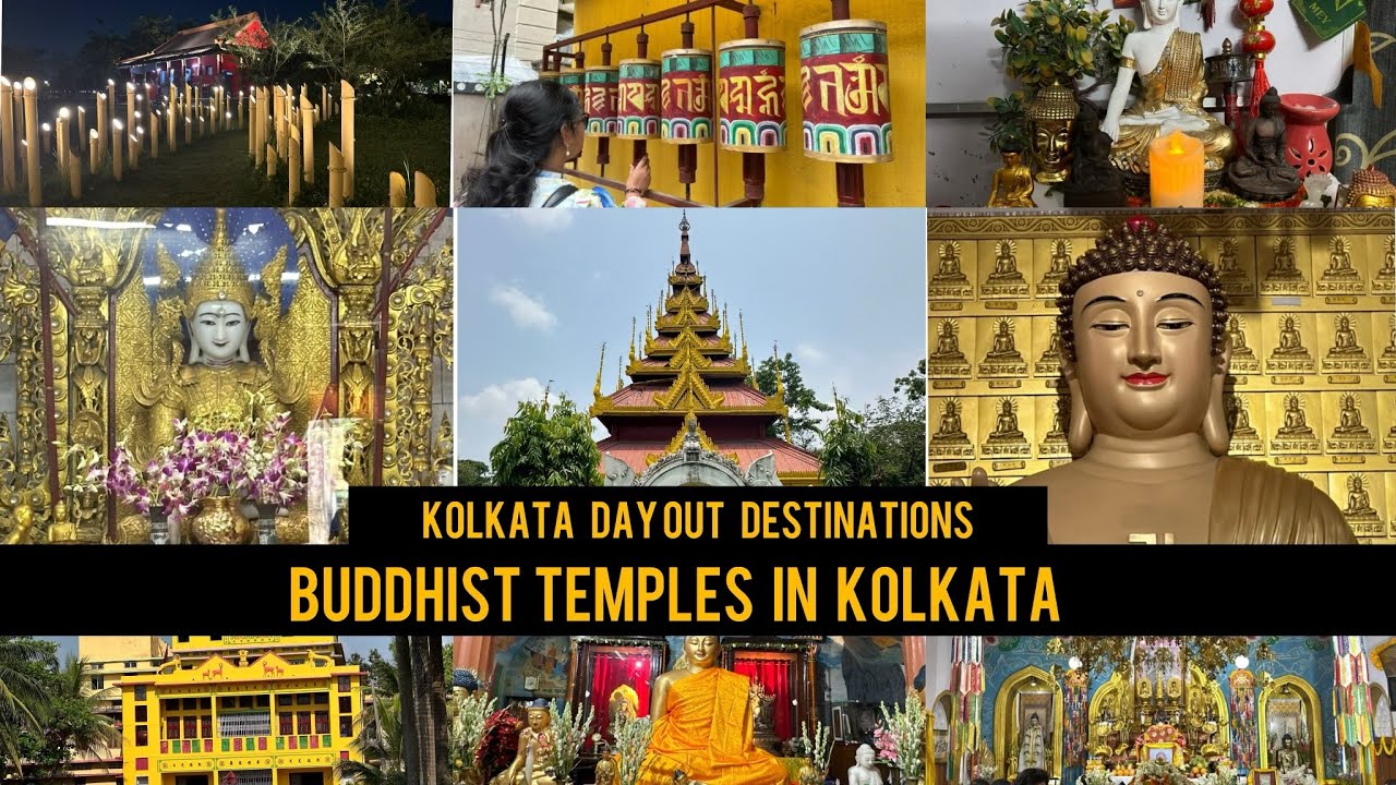 Discover the serenity of Buddhist Temples in Kolkata🪷Hidden gems of Kolkata🧧#buddhism #kolkatavlog