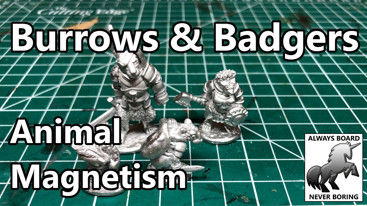Oathsworn Burrows & Badgers Miniatures review | Hare, Hedgehog & Mice