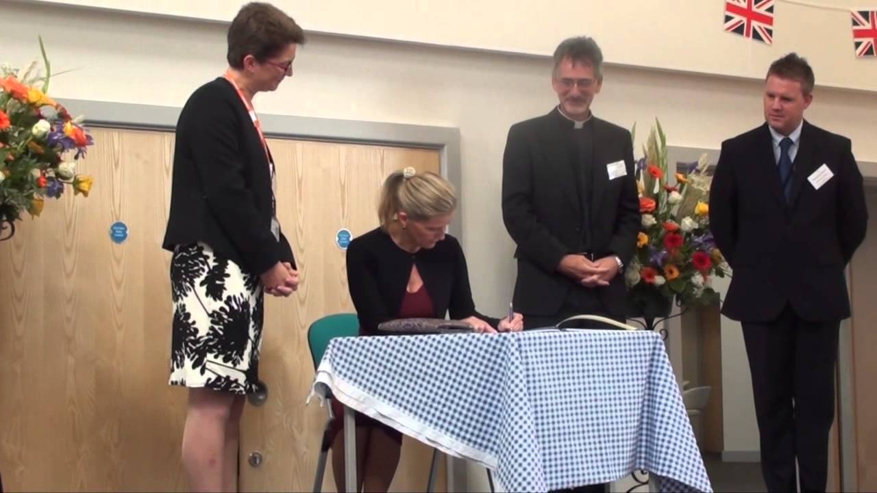 HRH Countess of Wessex officially opens Sandford St. Martin's CE VA Primary School