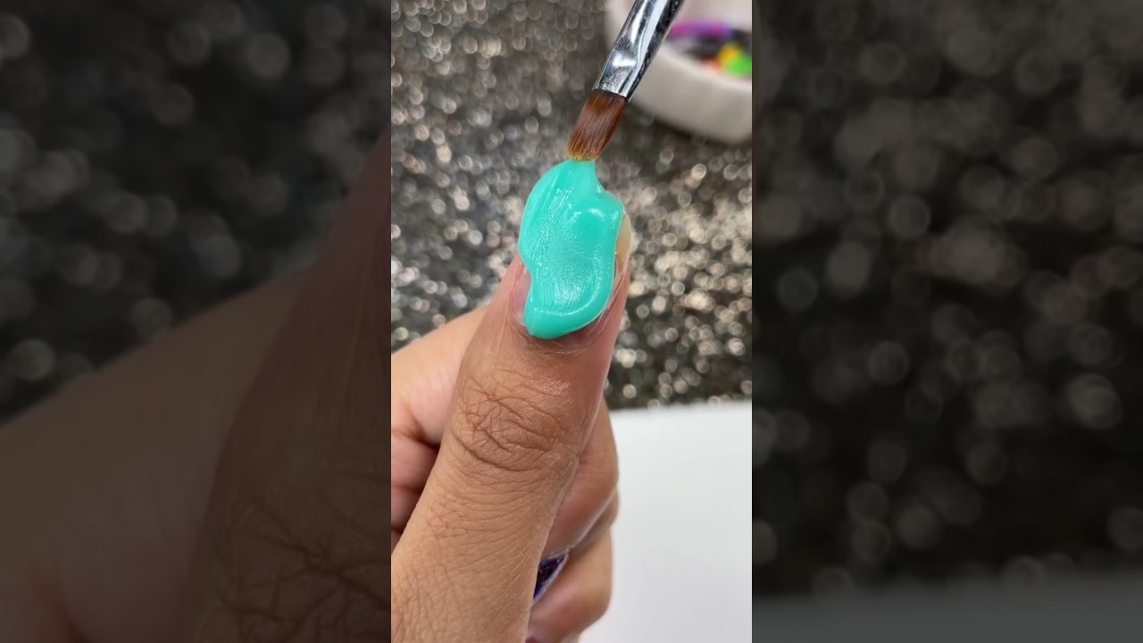 Turquoise & Purple Nail Art 🧼💜 ilysmnails .com #nail #nails #nailart #beautyhacks  #onthisday