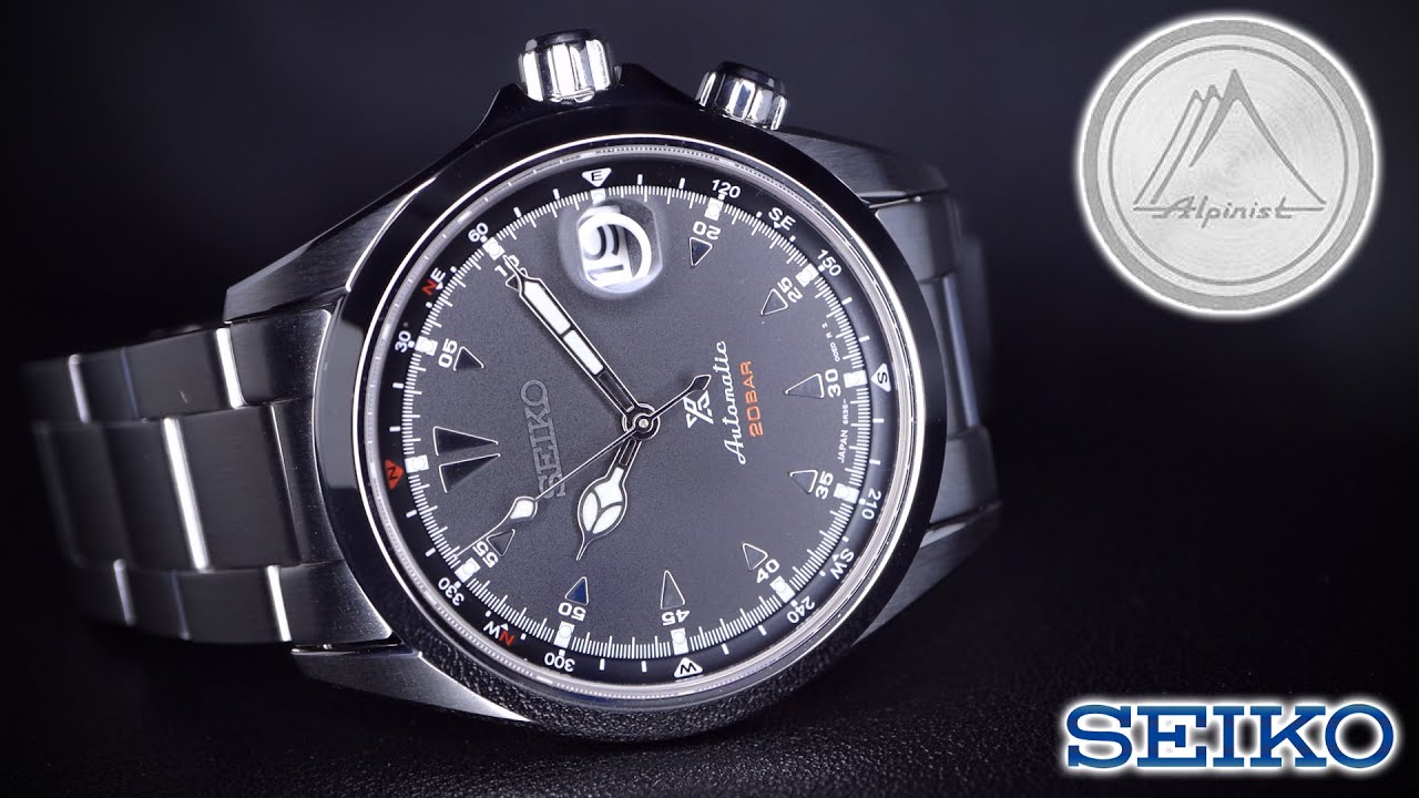 SEIKO Alpinist SPB117 | Alpinist с черным циферблатом | Исследователь для каждого!