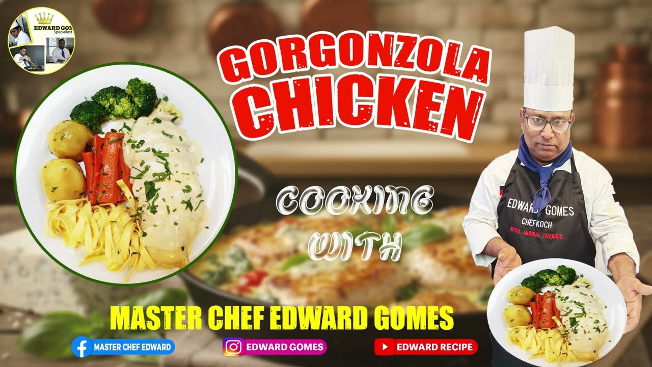 Gorgonzola Chicken | গরগনজোলা চিকেন 😋🔥#GorgonzolaChicken #ChickenWithCheese
