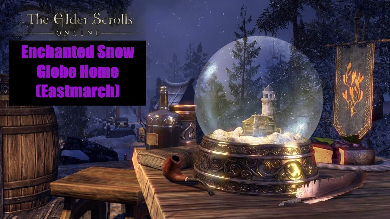 The Elder Scrolls Online | House Tours | Enchanted Snow Globe Home (Eastmarch)