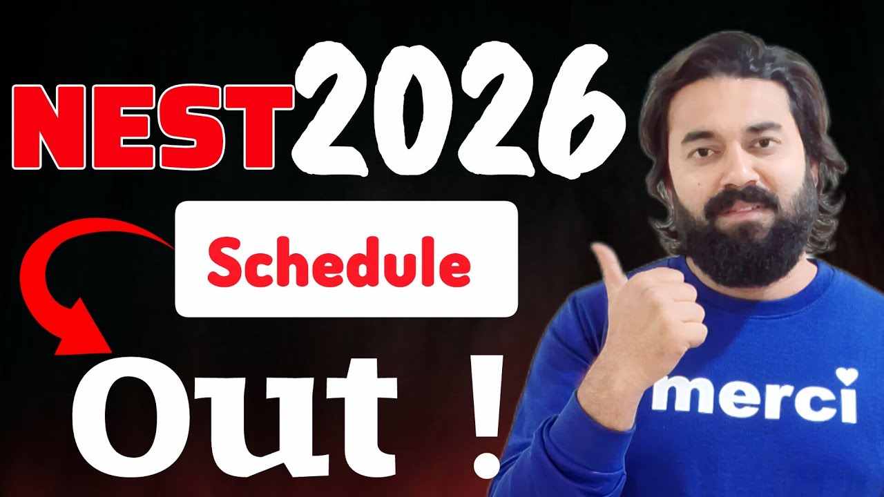 NEST NISER 2026 Full Schedule Out | Application Form, Exam Date, Eligibility, Fee | Sparkup Classes