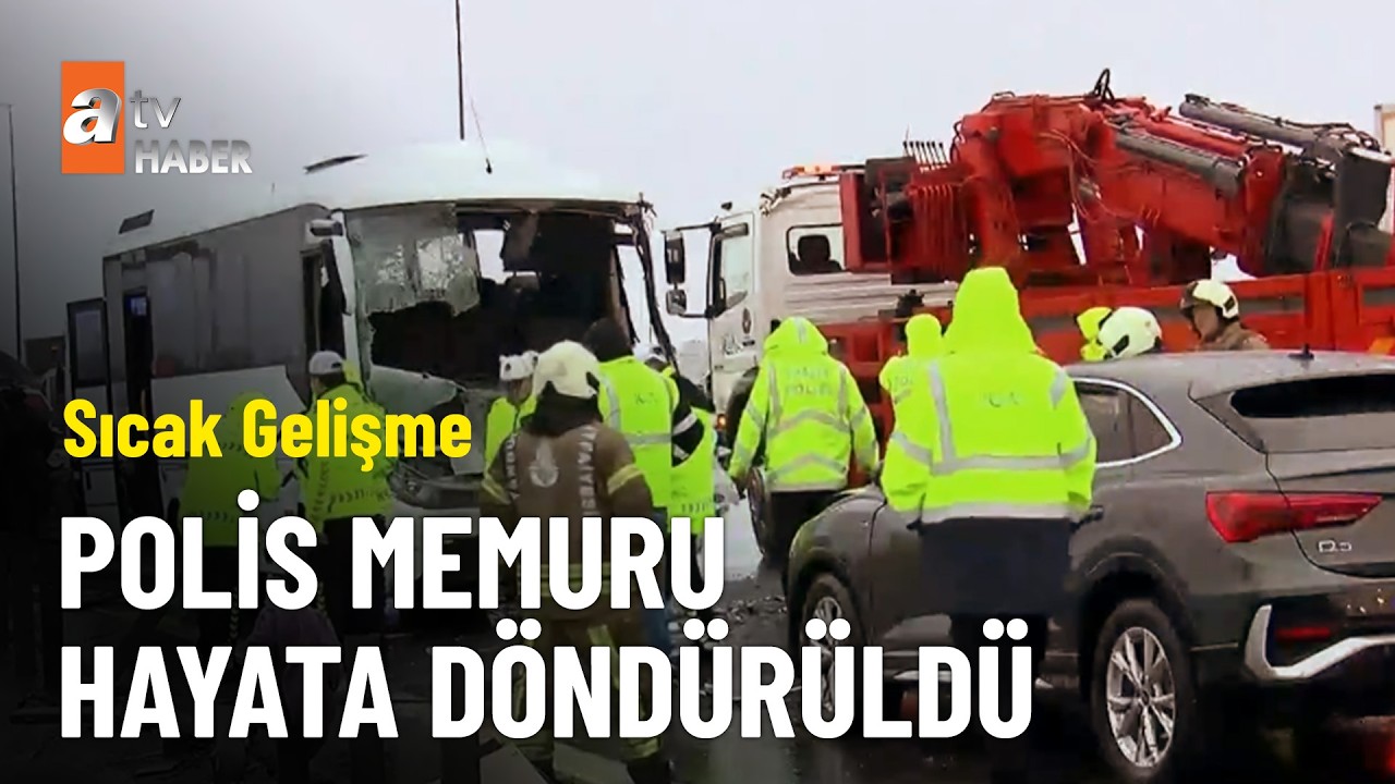 Polis memuru hayata d&ouml;nd&uuml;r&uuml;ld&uuml; -  atv Haber 30 Mart 2026